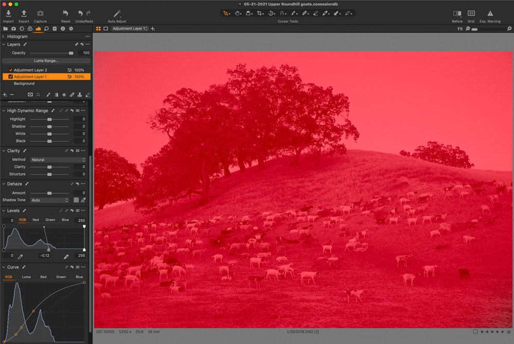 Processing a challenging digital image.